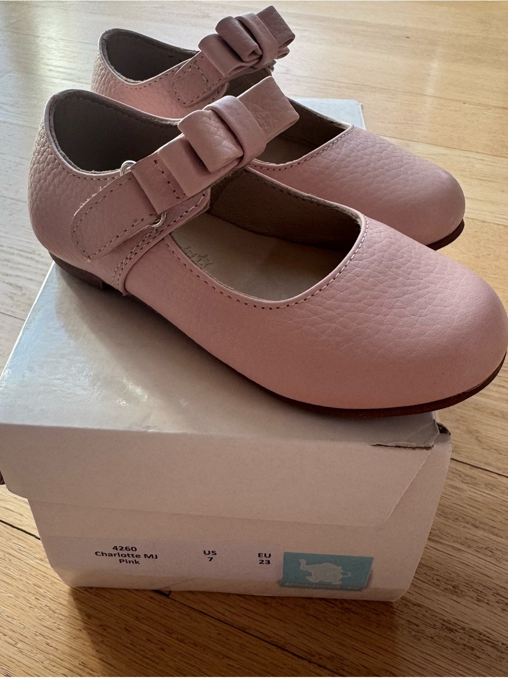 Elephantito Pink Mary Jane with Bow Strap